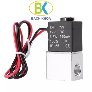 Van điện từ 1/4" dc 12v dùng cho khí, chất lỏng
