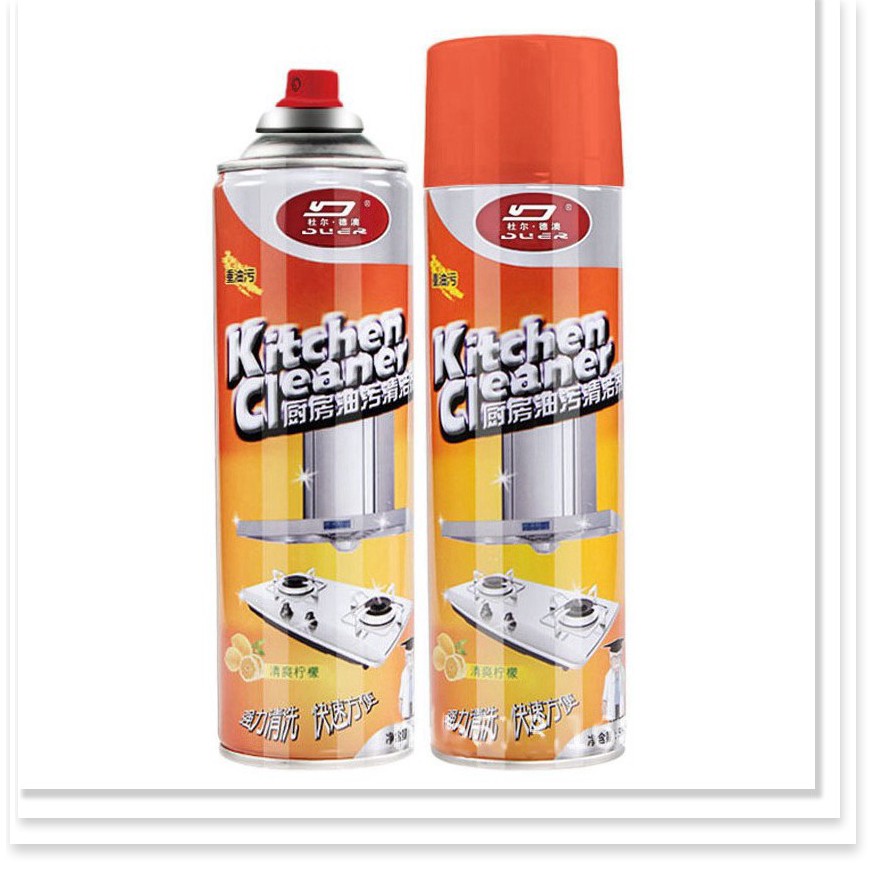 Chai xịt vệ sinh nhà bếp 💕𝑭𝑹𝑬𝑬𝑺𝑯𝑰𝑷💕Chai xịt tẩy đa năng nhà bếp Kitchen cleaner 500ml Làm sạch nhà bếp 9236