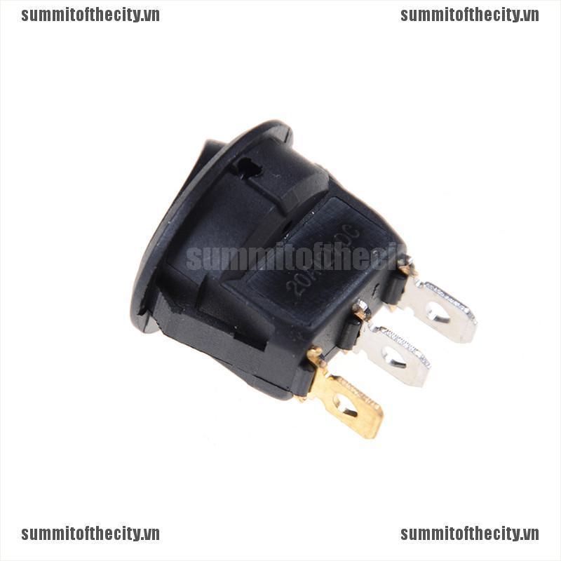1 Công Tắc Đèn LED Tròn 12V Mới Cho Xe Hơi