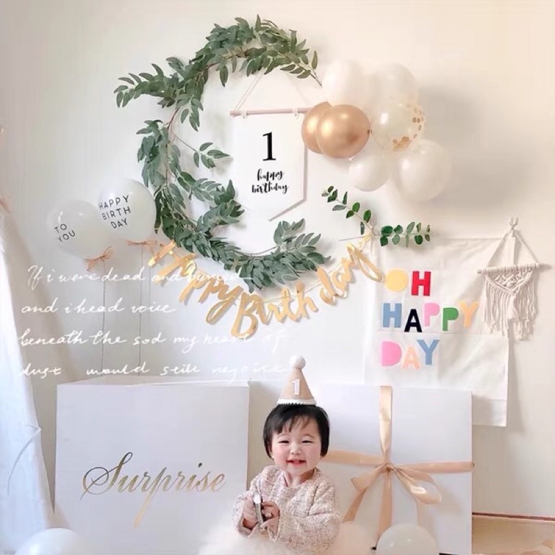 Sét bóng trang trí phong cách KOREA