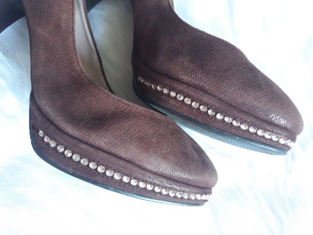 Giày da lộn size 37-38