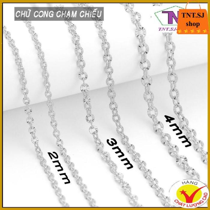 ( HÀNG ĐẸP) DÂY CHUYỀN CHỮ CONG INOX D039