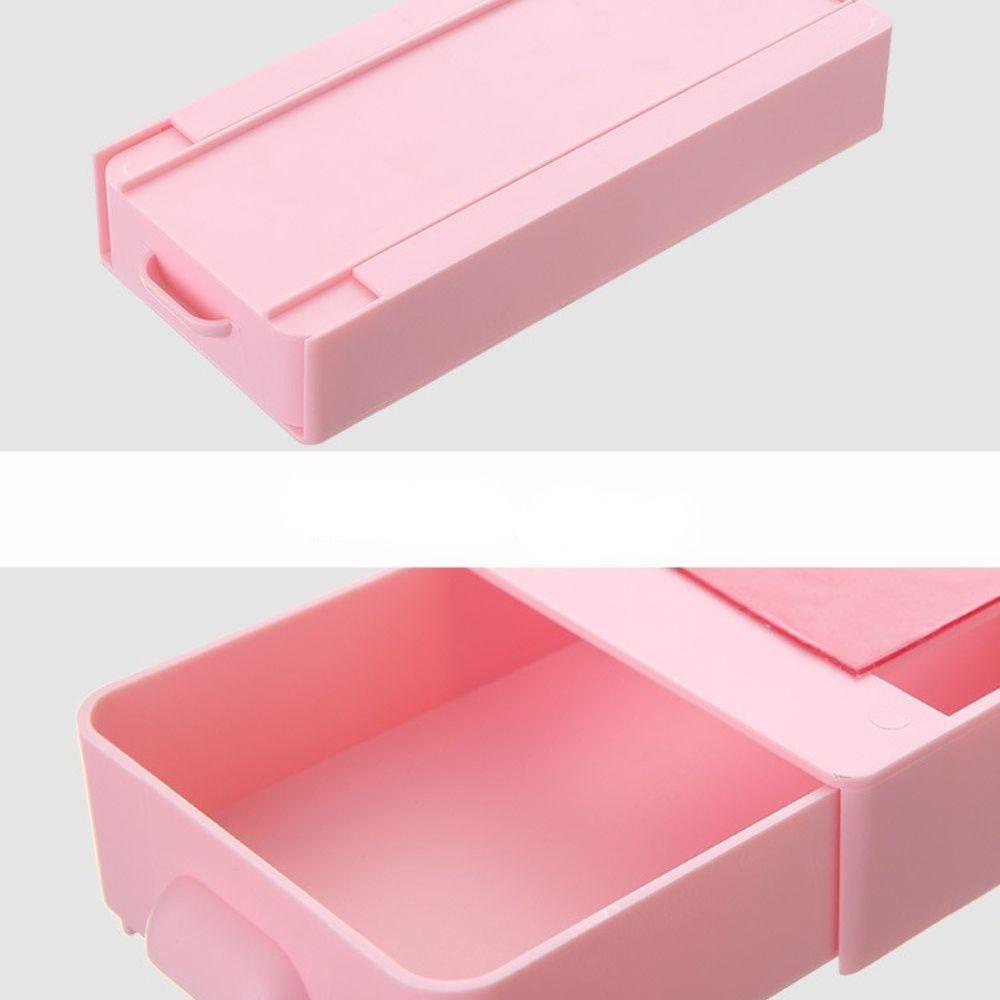 Hộp Đựng Bút Gắn Bàn Đơn Giản Tiết Kiệm Không Gian Không Cần Đục Lỗ Tiện Dụng