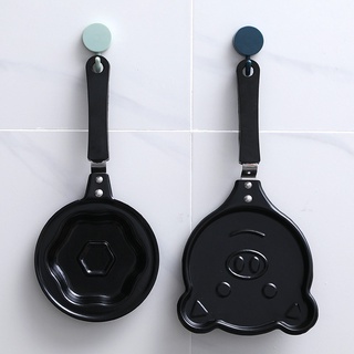 Chảo Chiên Trứng Mini Chống Dính Họa Tiết Trái Tim Hoạt Hình Diy