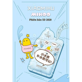 XIAOMIHU Mặt nạ tiểu mơ hồ Mihoo cấp nước HA 5D sáng da se lỗ chân lông kiềm dầu Hyaluronic Acid Moisturizing Mask