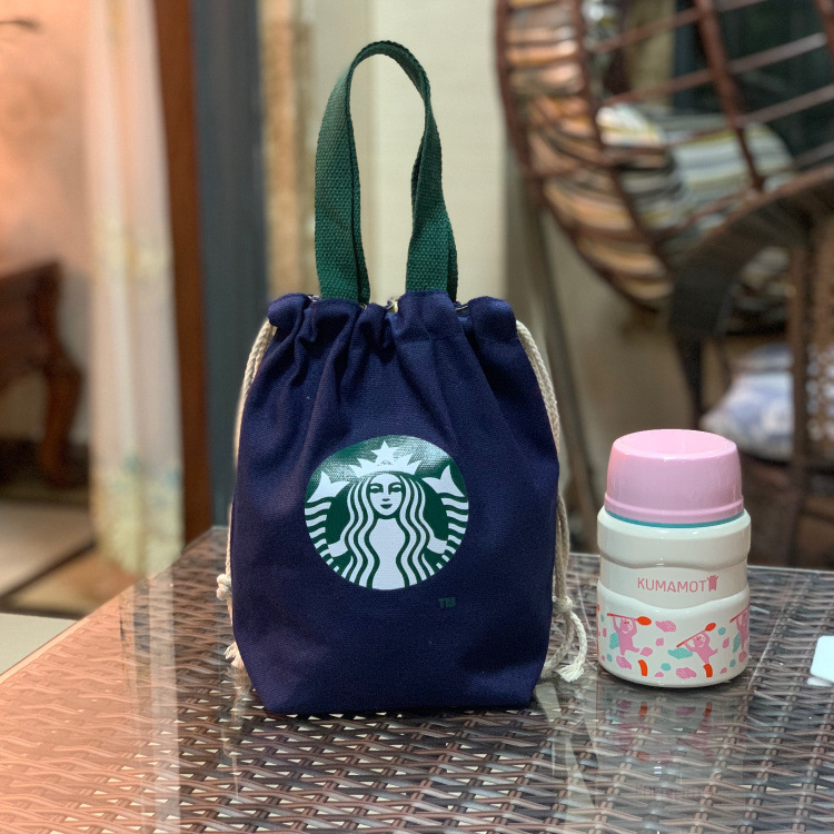 Túi Đựng Hộp Cơm Trưa Dung Tích Lớn Tiện Lợi Starbucks