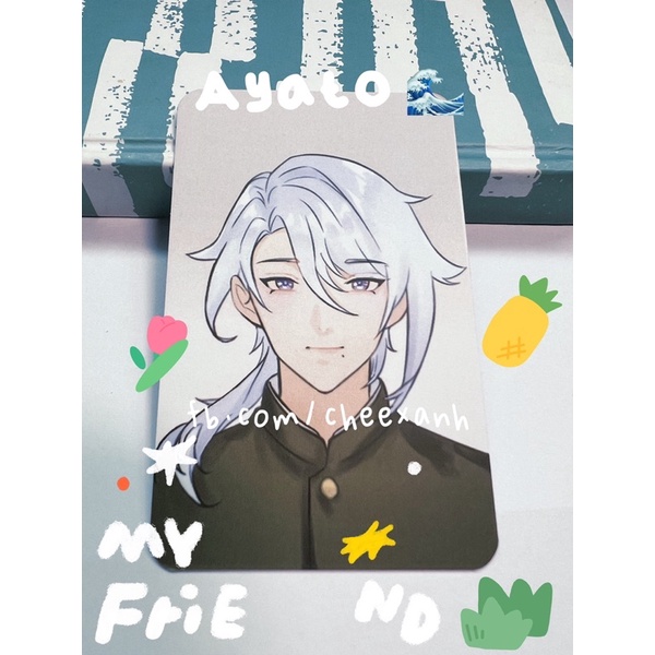 [có sẵn] thẻ hình bo góc genshin impact ver học sinh by cheexanh