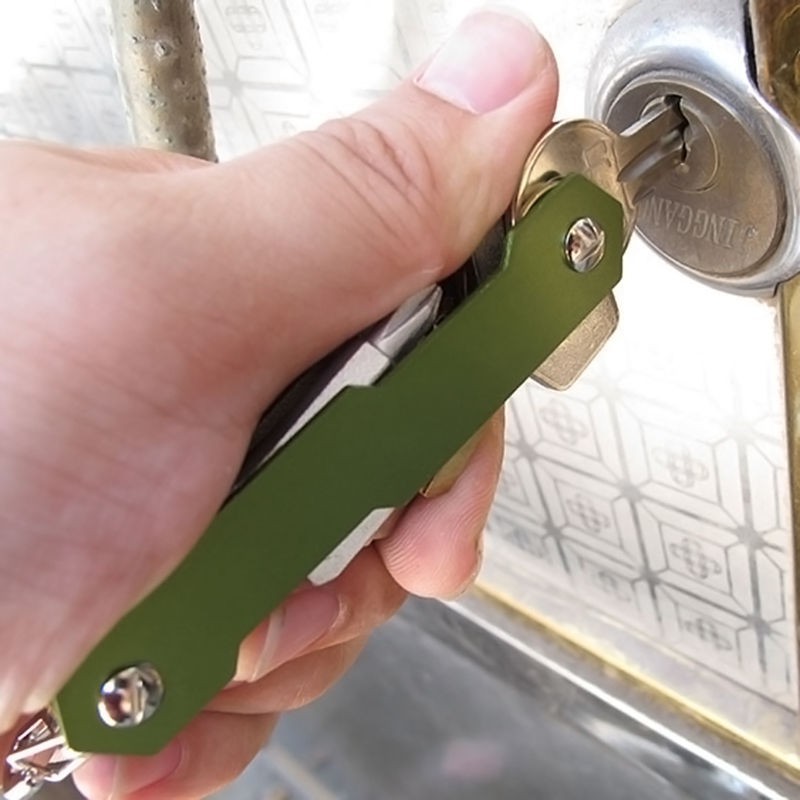 Móc khóa kẹp chìa khóa bằng nhôm cứng siêu bền