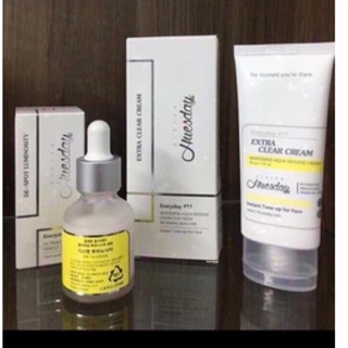 Serum nám, kem nám dưỡng trắng da extra clear cream Huesday