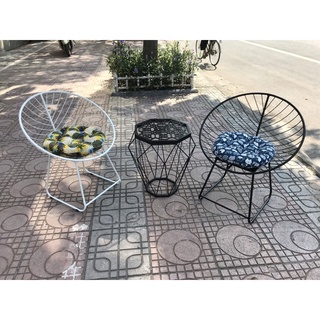 GHẾ NÓN SẮT(KO NỆM)- ghế cafe