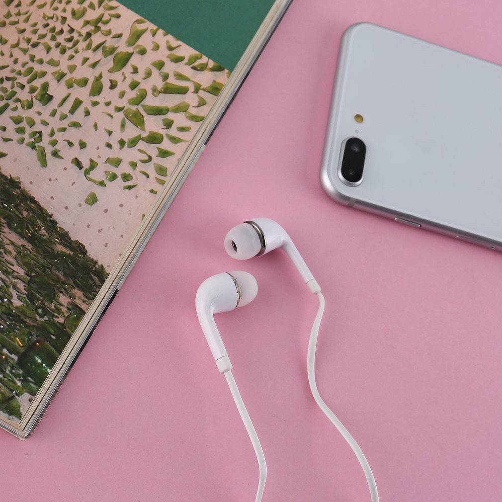 Tai nghe nhét tai có dây 3.5mm với điều khiển mic / âm lượng cho S4/S6/J5/Jb