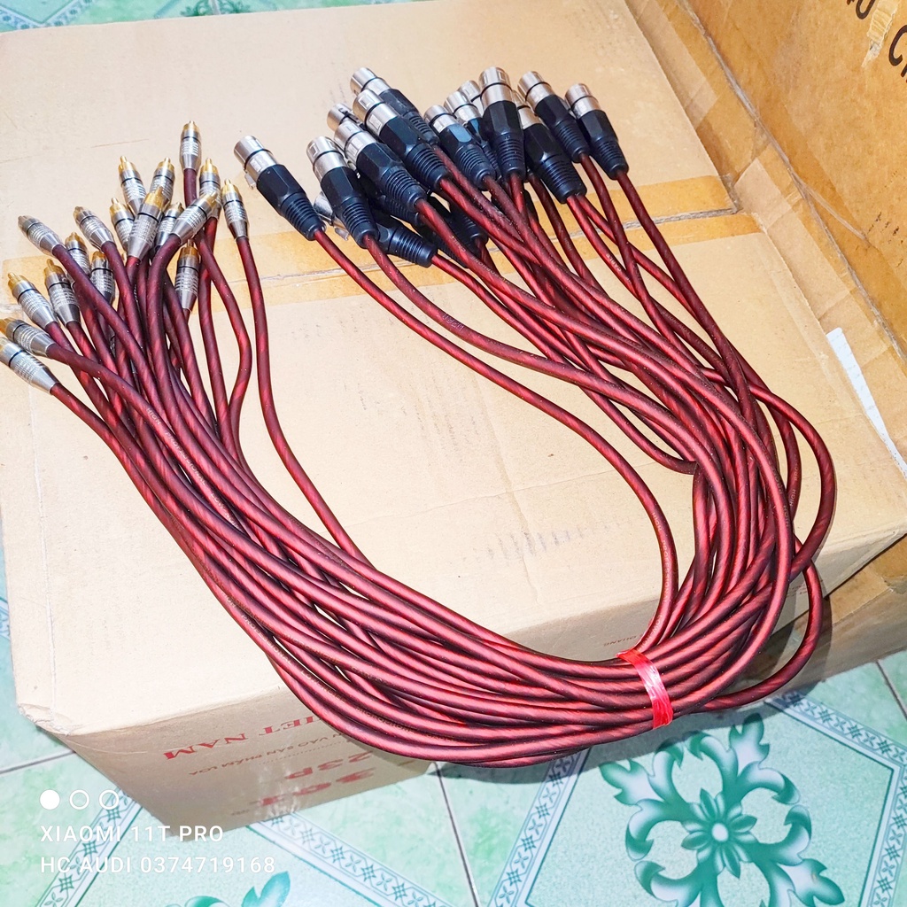 Dây CANON - AV - canon ra av dây cáp âm thanh - Dây  Jack  Canon  Cái  ra hoa sen loại đẹp