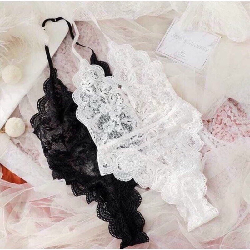 Bodysuit đồ lót liền thân 2 dây phối ren CB52 CICI BONITA HCM