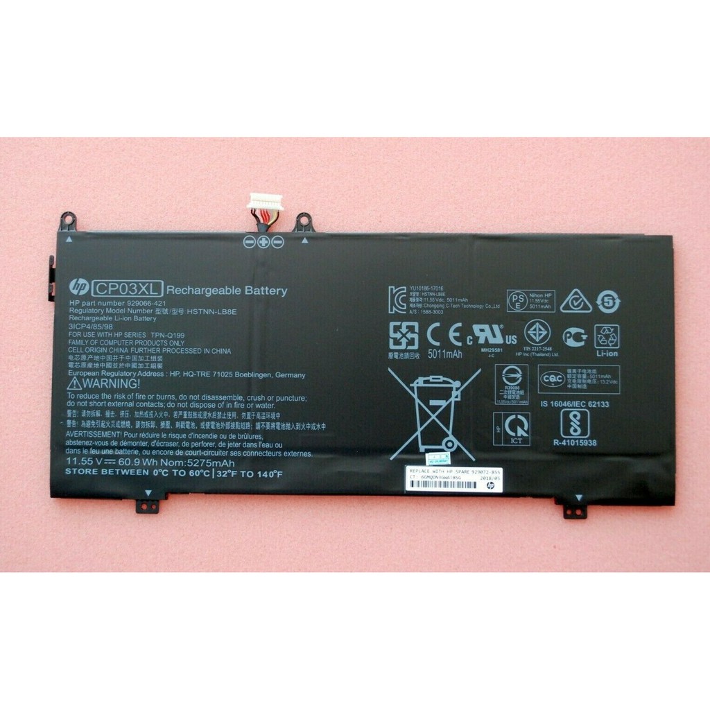 ⚡[Pin zin] Pin battery HP Spectre x360 13-ae CP03XL 929072-855 HSTNN-LB8E 929066-421