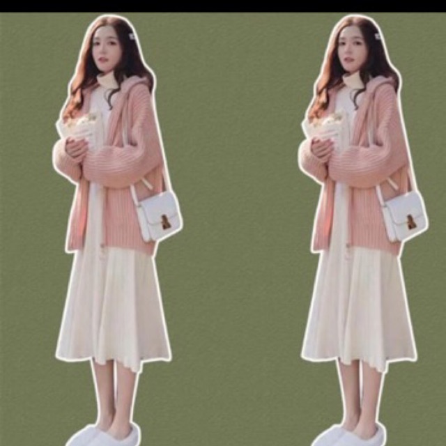 Thanh lý set đồ gồm váy + áo + áo len #thanhlygiare#hottrend#style#hanquoc#korea