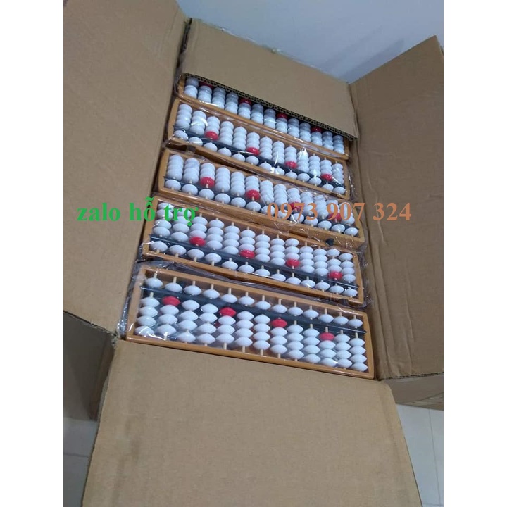 Bàn tính gảy Soroban 13 cột - Tặng kèm file PDF hướng dẫn học
