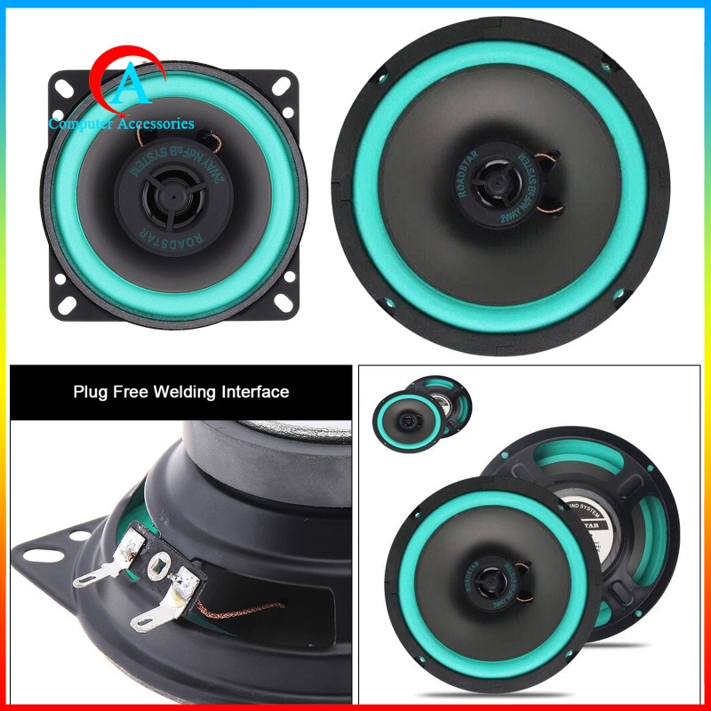 Bộ Loa Âm Thanh Xe Hơi Bằng Polypropylene Hình Nón Full Range 4 Ohm