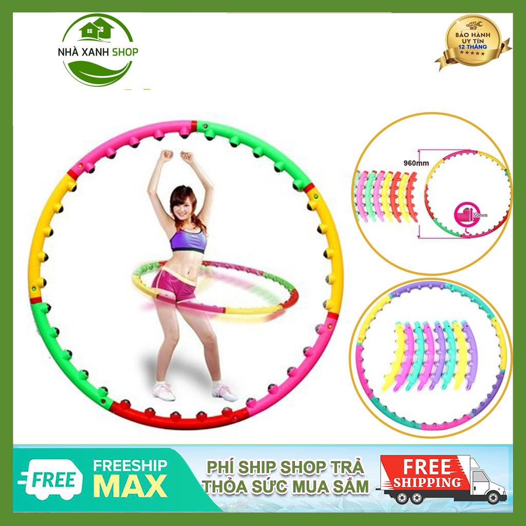 Vòng Lắc Eo Hula Hoop, Vòng Lắc Eo Giảm Mỡ Bụng, Thon Eo