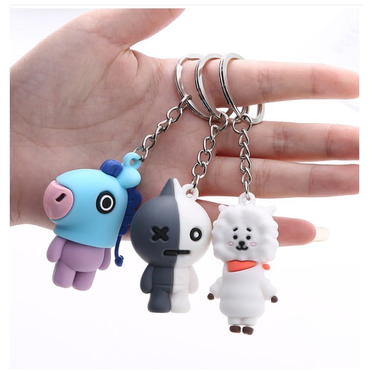 Móc khóa cao su BTS