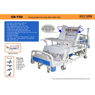 Giường bệnh điện cơ Lucass GB-T5D