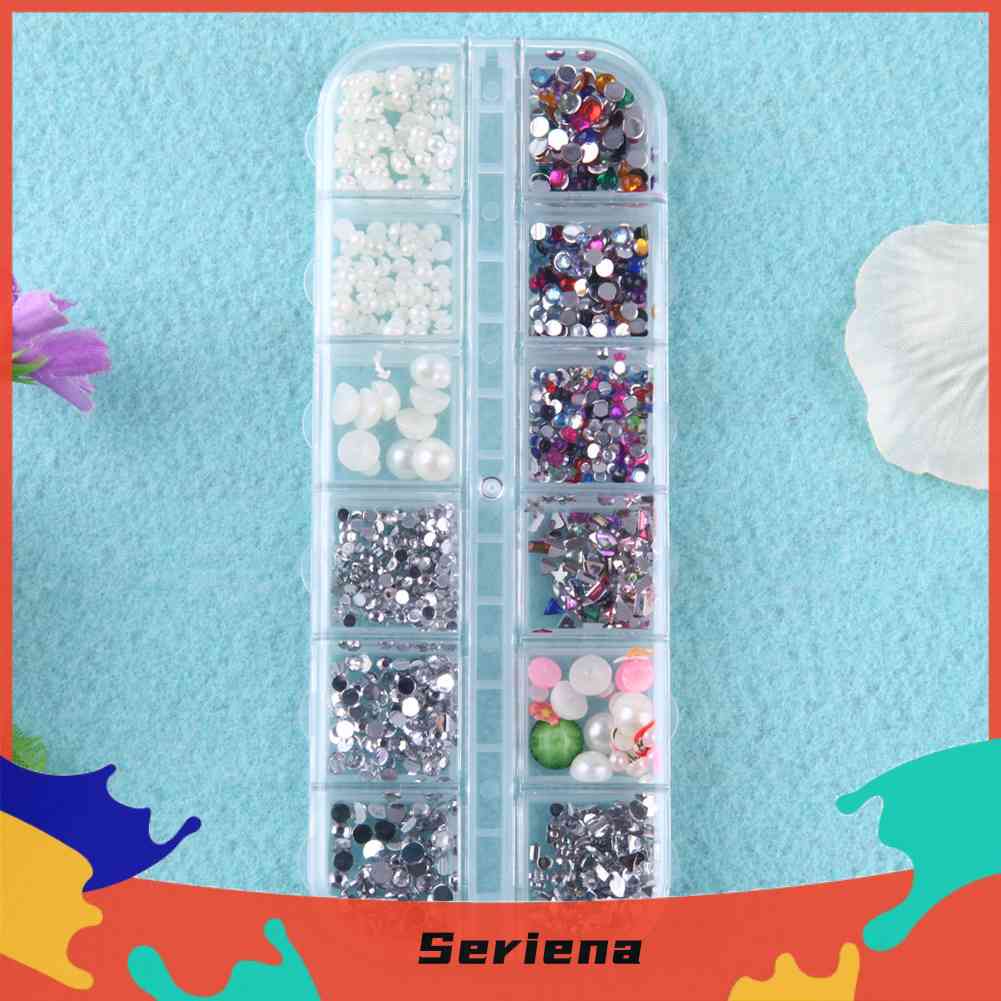 Hộp Đựng Hạt Làm Tranh Đính Đá 12 Ngăn