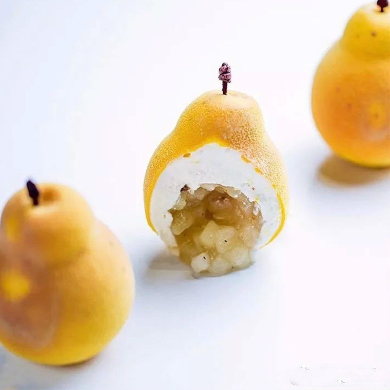 khuôn bánh lạnh trái lê