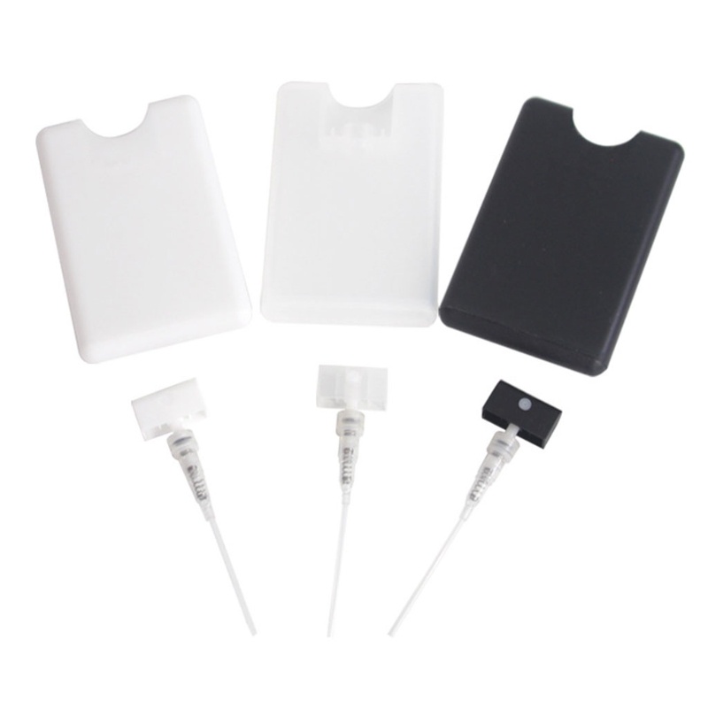 Chai Xịt Rỗng 20ml Hình Thẻ Bài Mini Bằng Nhựa Dùng Đựng Mỹ Phẩm Khi Đi Du Lịch