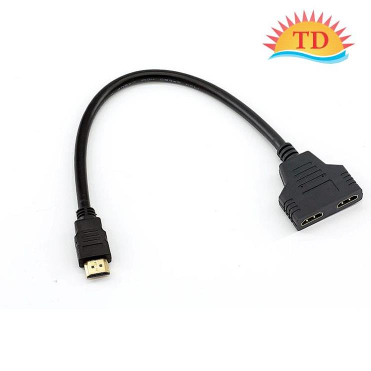 Đầu Chia ra Hai HDMI dài 30CM Phiên Bản 1.4 3D 1080P