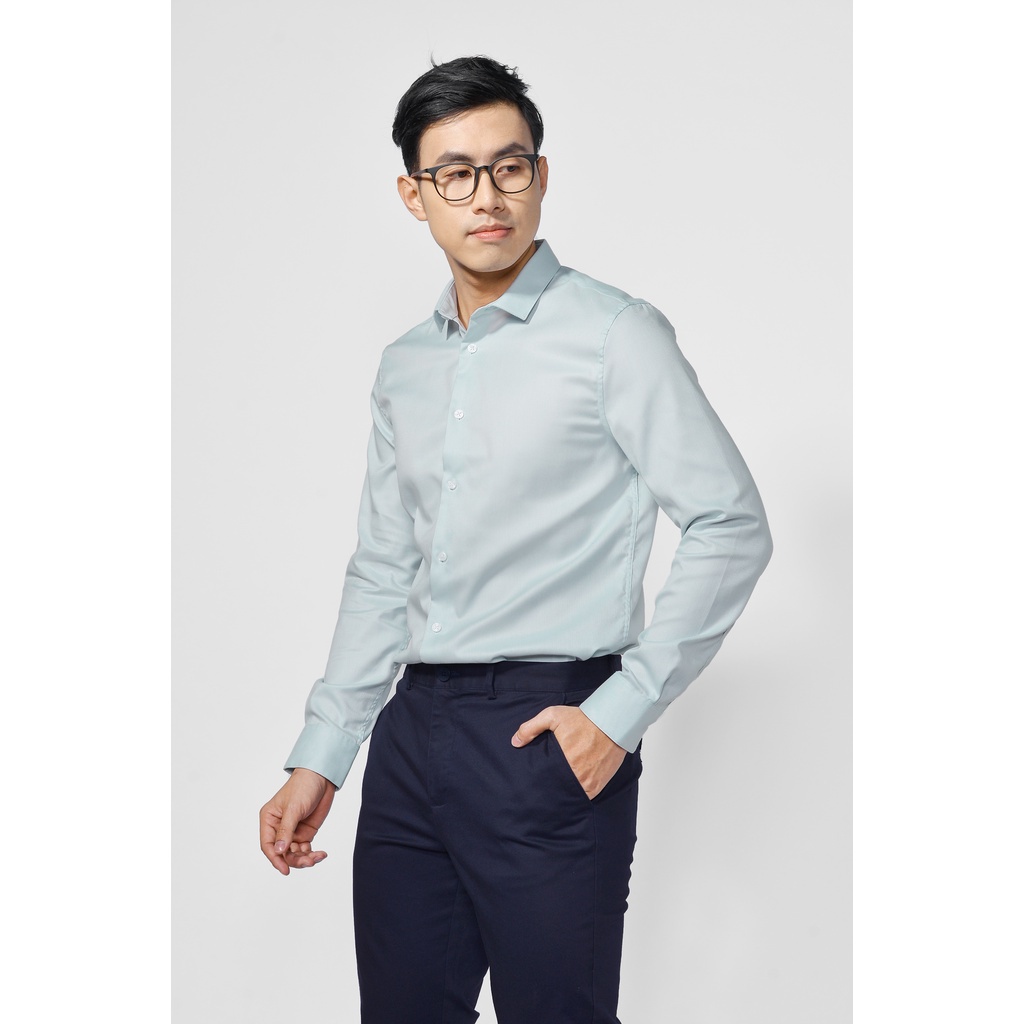 Áo Sơ Mi Nam Tay Dài Cổ Spread Form Fitted - Routine 10F20SHL037