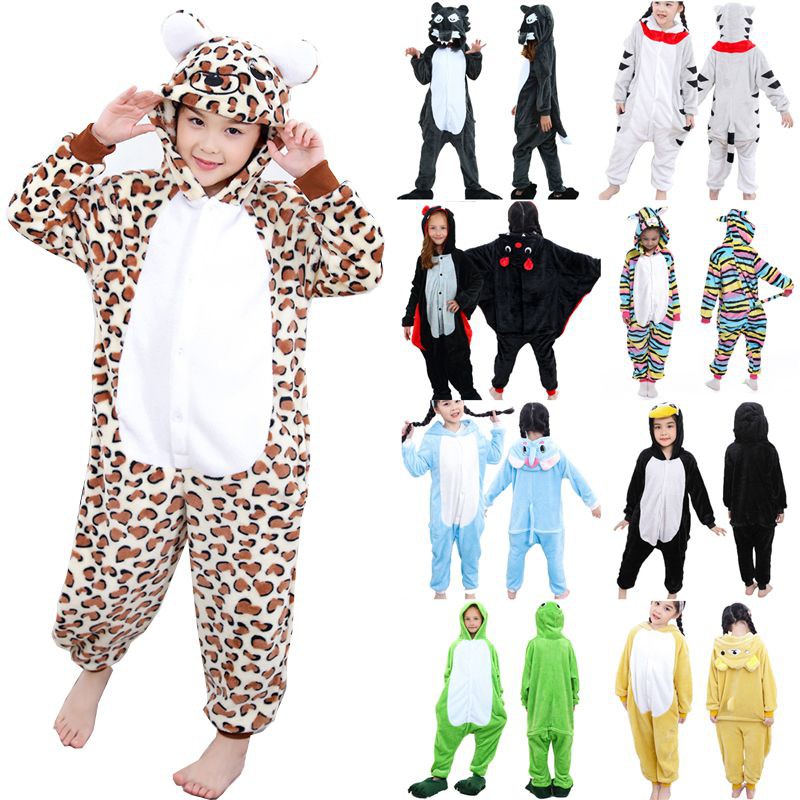 Animal Pajamas Kigurumi Cosplay Pyjama Onesie Sleepwear Jumpsuit Kid Costum