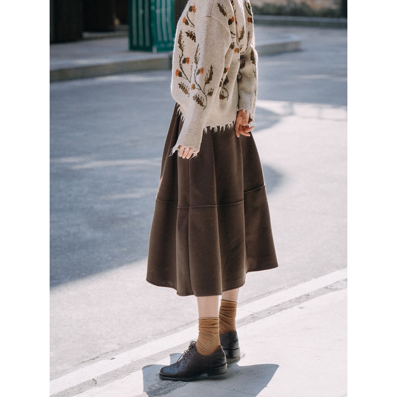 Chân váy boho dáng dài