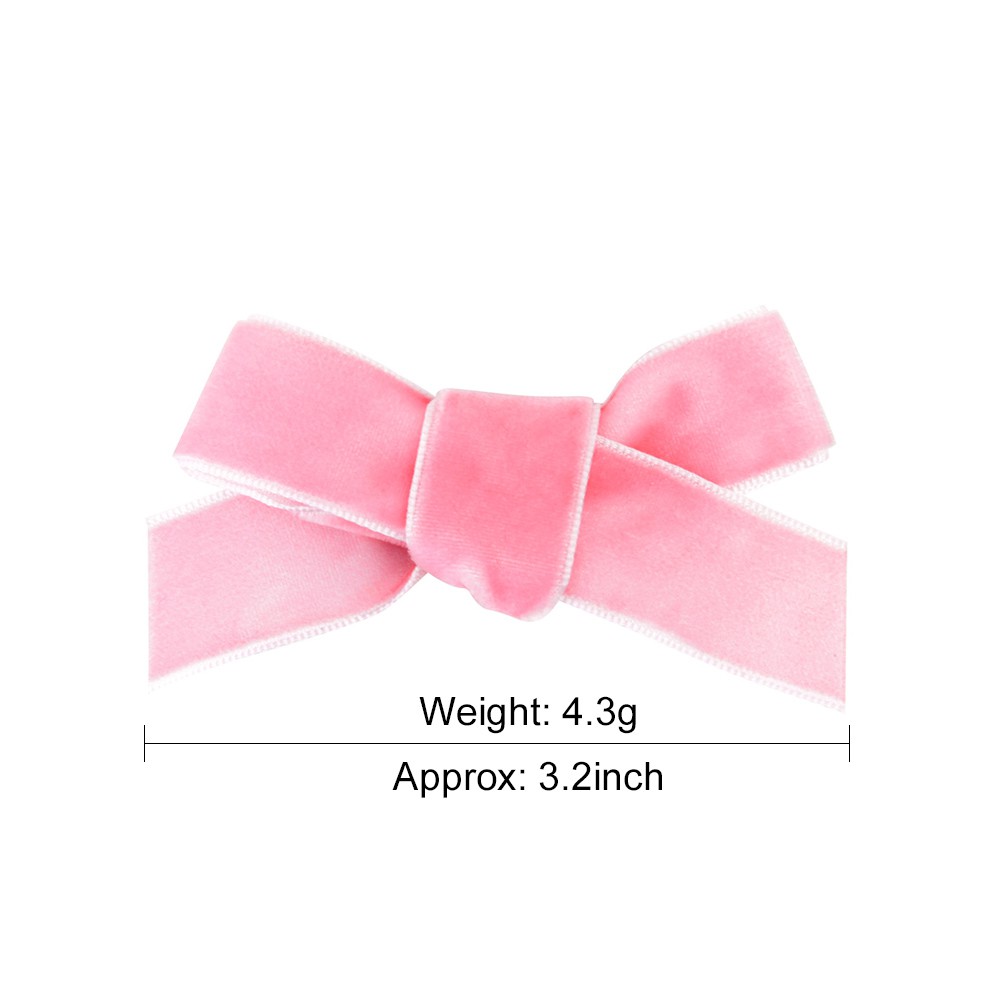 Kẹp tóc KIDSBOWS trang trí nơ vải nhung dễ thương dành cho bé gái
