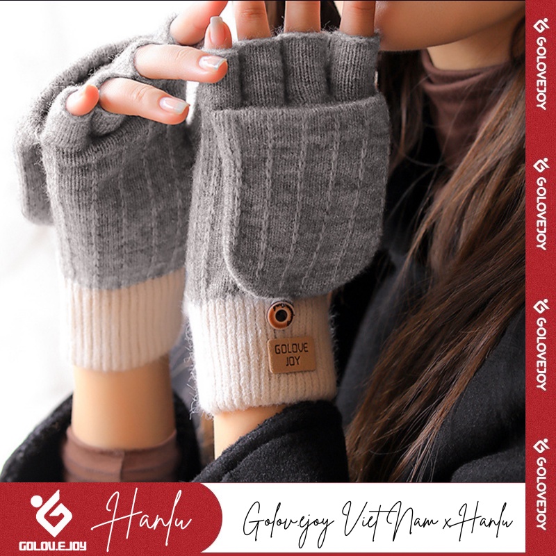 Găng tay len cụt ngón nữ Golovejoy DZ96