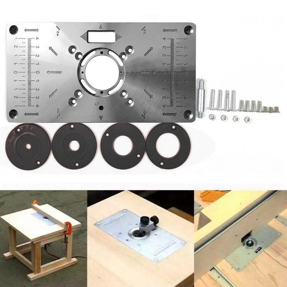 JARRED Tấm Hợp Kim Nhôm Chuyên Dụng Cho Máy Khoan / Bàn Làm Mộc