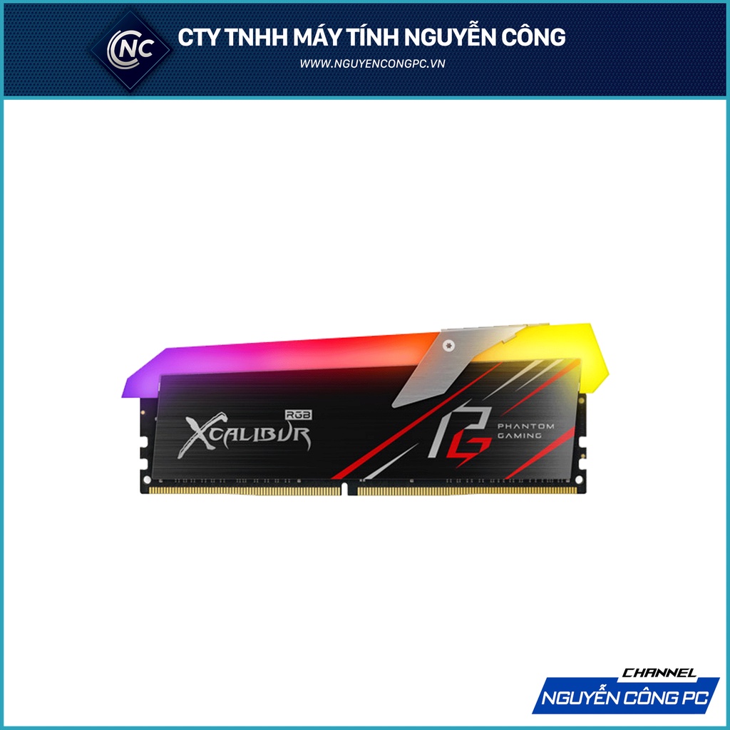 RAM TEAMGROUP TForce XCALIBUR Phantom Gaming RGB 16GB (8GBx2) Bus 4000 CL18 Black DDR4