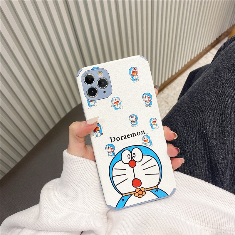 ốp điện thoại Mềm In Họa Tiết Doraemon Cho Iphone 12 Pro Max 11 X Xr 7 8 Plus Xs Max Se 2020