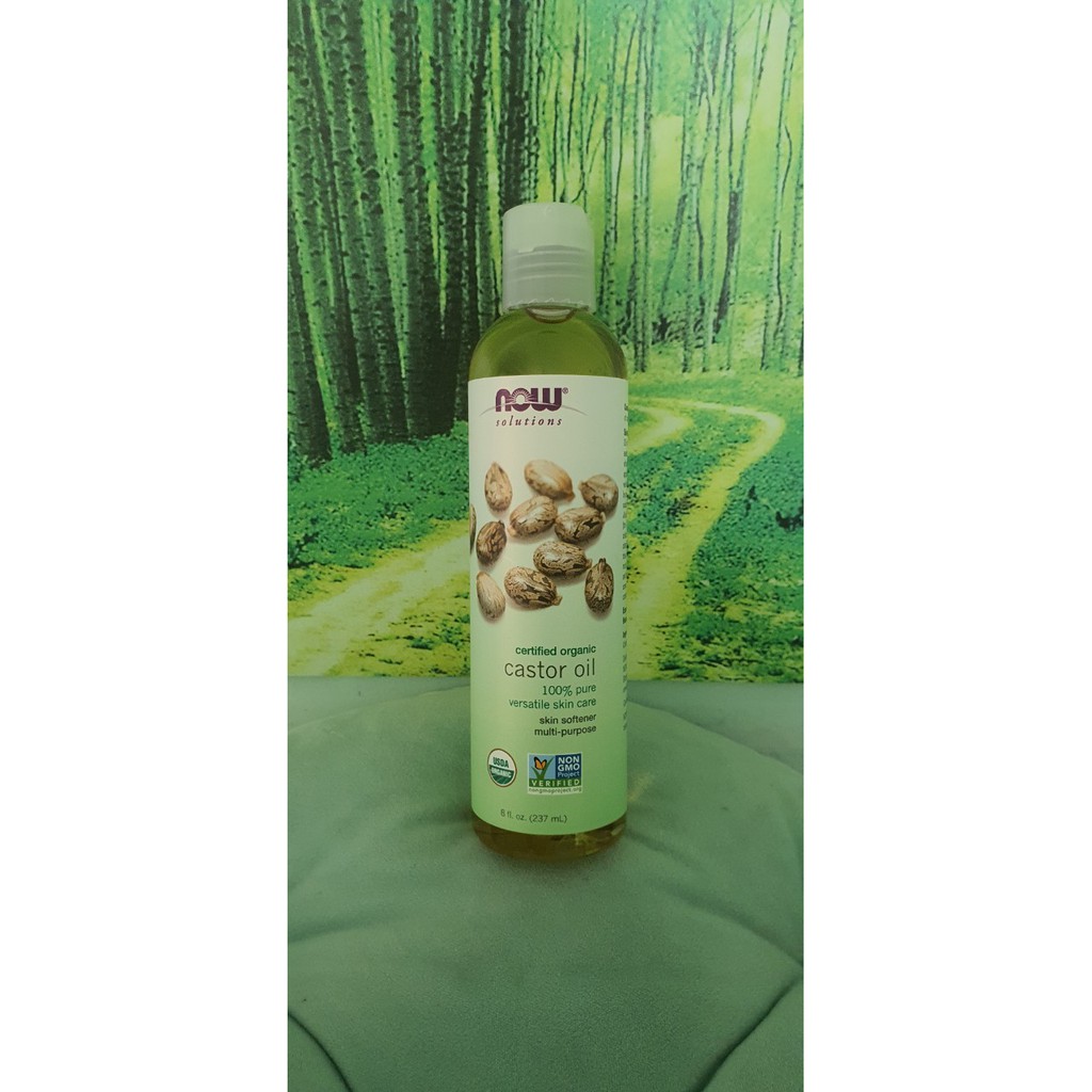 DẦU DƯỠNG DA HẠT THẦU DẦU (CASTOR OIL) HỮU CƠ NOW FOODS