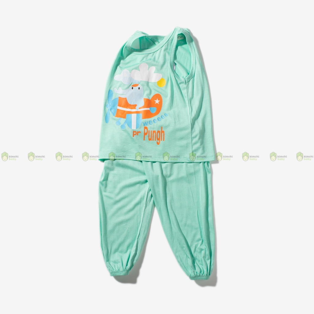 Đồ Bộ Bé Gái, Bé Trai Minky Mom Vải Thun Lạnh Hoạ Tiết Hoạt Hình Dễ Thương, Bộ Cộc Tay Mặc Nhà Cho Bé MKM2239
