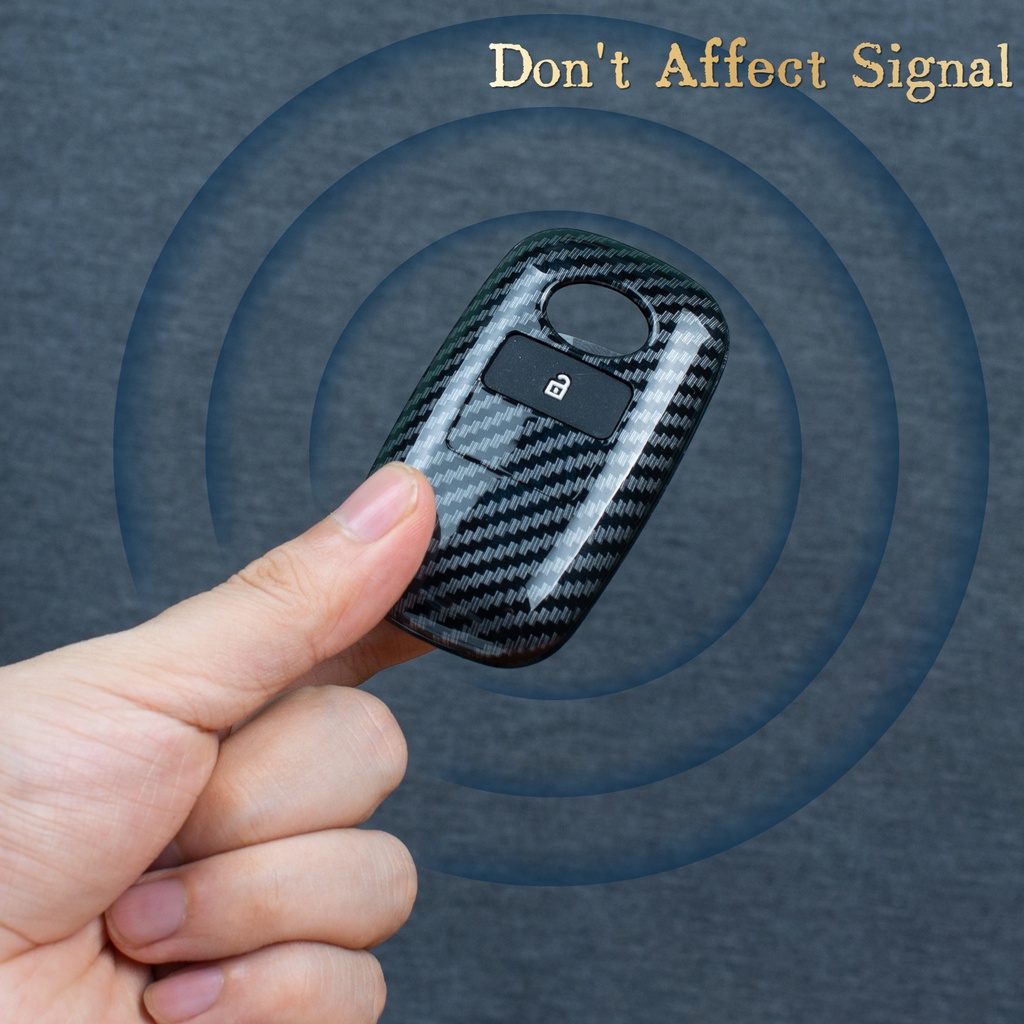 Vỏ Bọc Chìa Khóa Xe Hơi 2 Nút Bấm Bằng ABS Sợi Carbon Cho toyota RAIZE Daihatsu Rocky toyota Veloz 2022 Veloz 2021 Avanza 2022