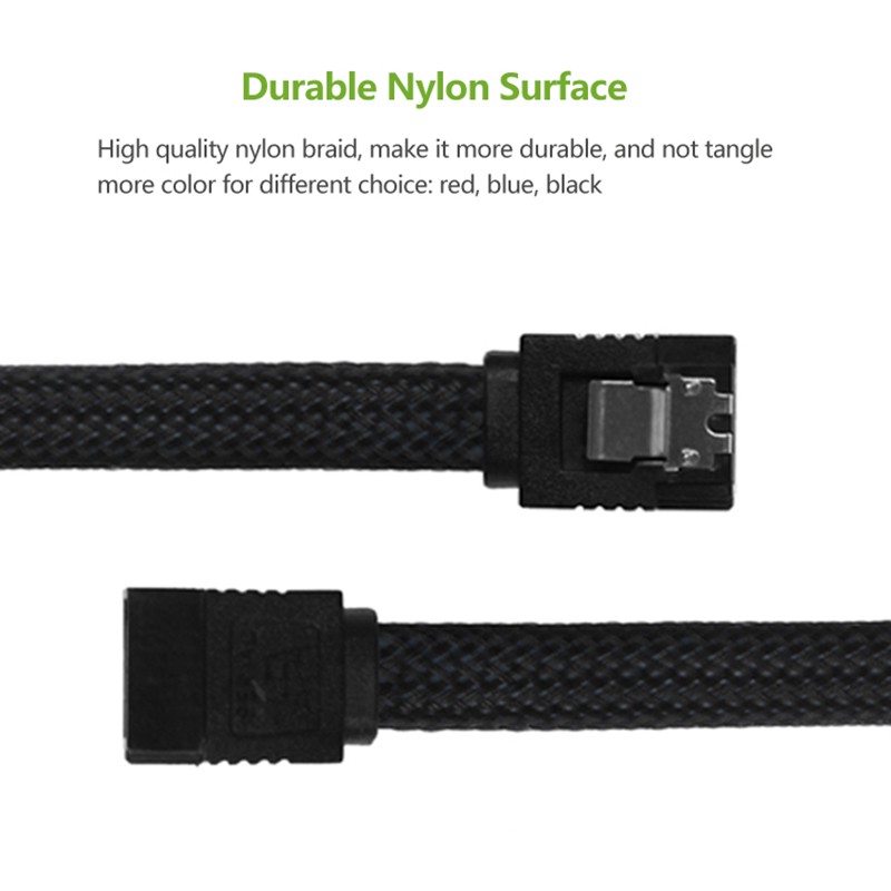 Dây Cáp Dữ Liệu Sata 3.0 Iii Sata3 7pin 6gb / S Ssd (Đỏ) N2Vn | BigBuy360 - bigbuy360.vn