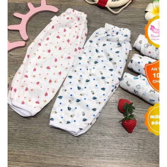 Combo quần dài sơ sinh Bình sữa cho bé yêu
