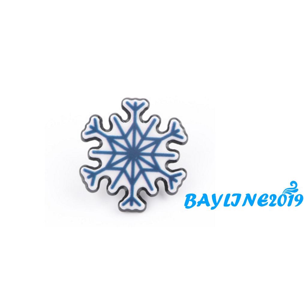 Ghim Cài Áo Hình Bông Tuyết Giáng Sinh Dễ Thương