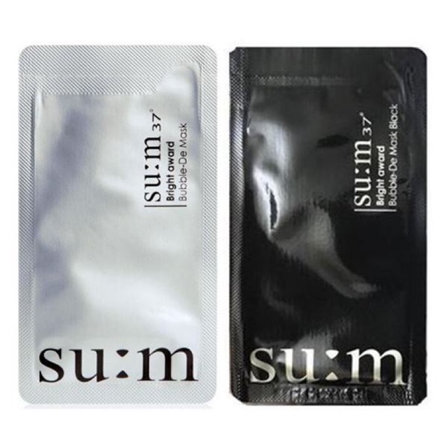 Sample Mặt Nạ Thải Độc Su:m 37 Bright Award Bubble