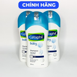 Dầu gội cetaphil cho bé - dầu gội cetaphil baby shampoo 200ml hàng chính hãng