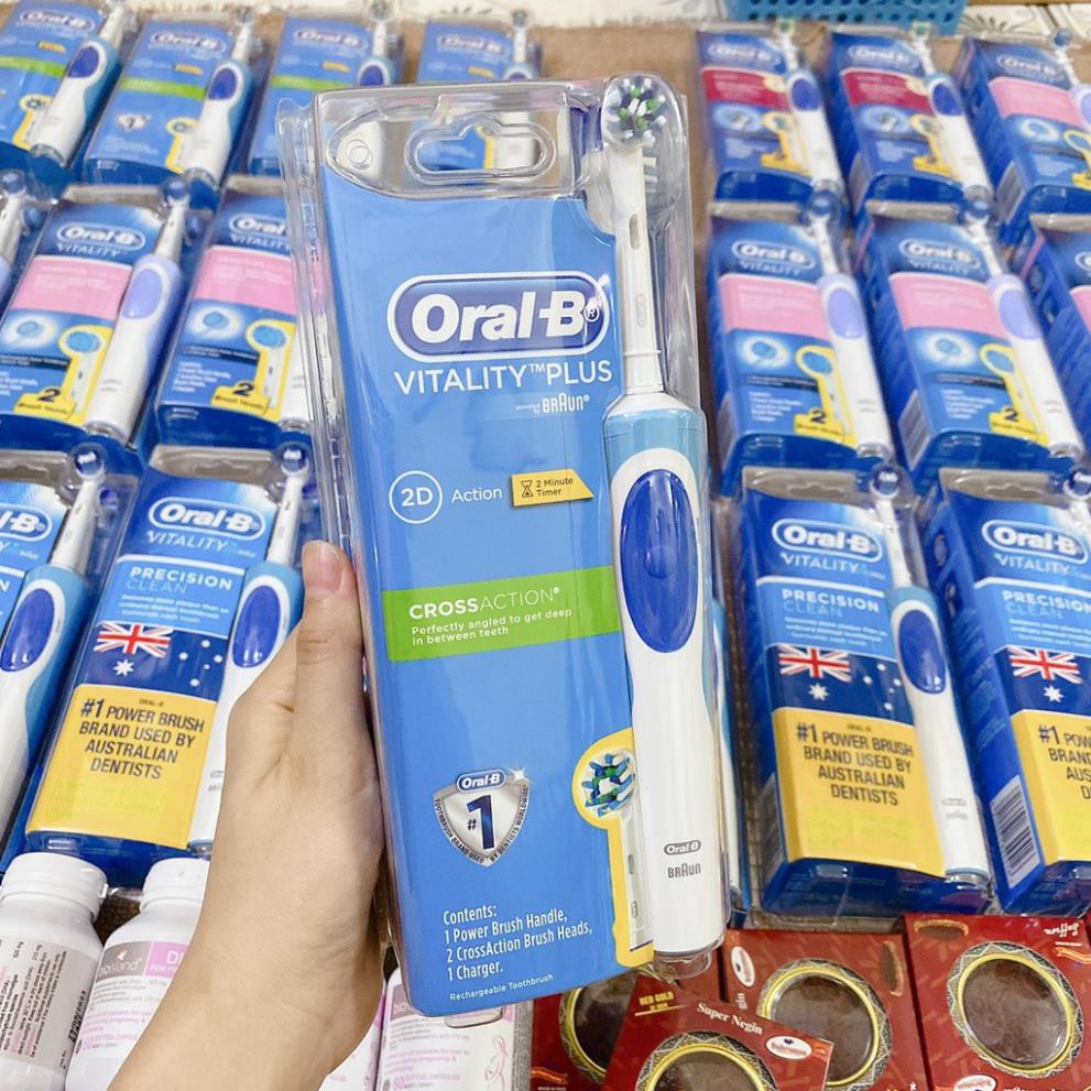 Bàn chải điện Oral-B Úc bàn chải đánh răng điện hàng Úc Oral-B dùng được cho bé - Tuzz Shop