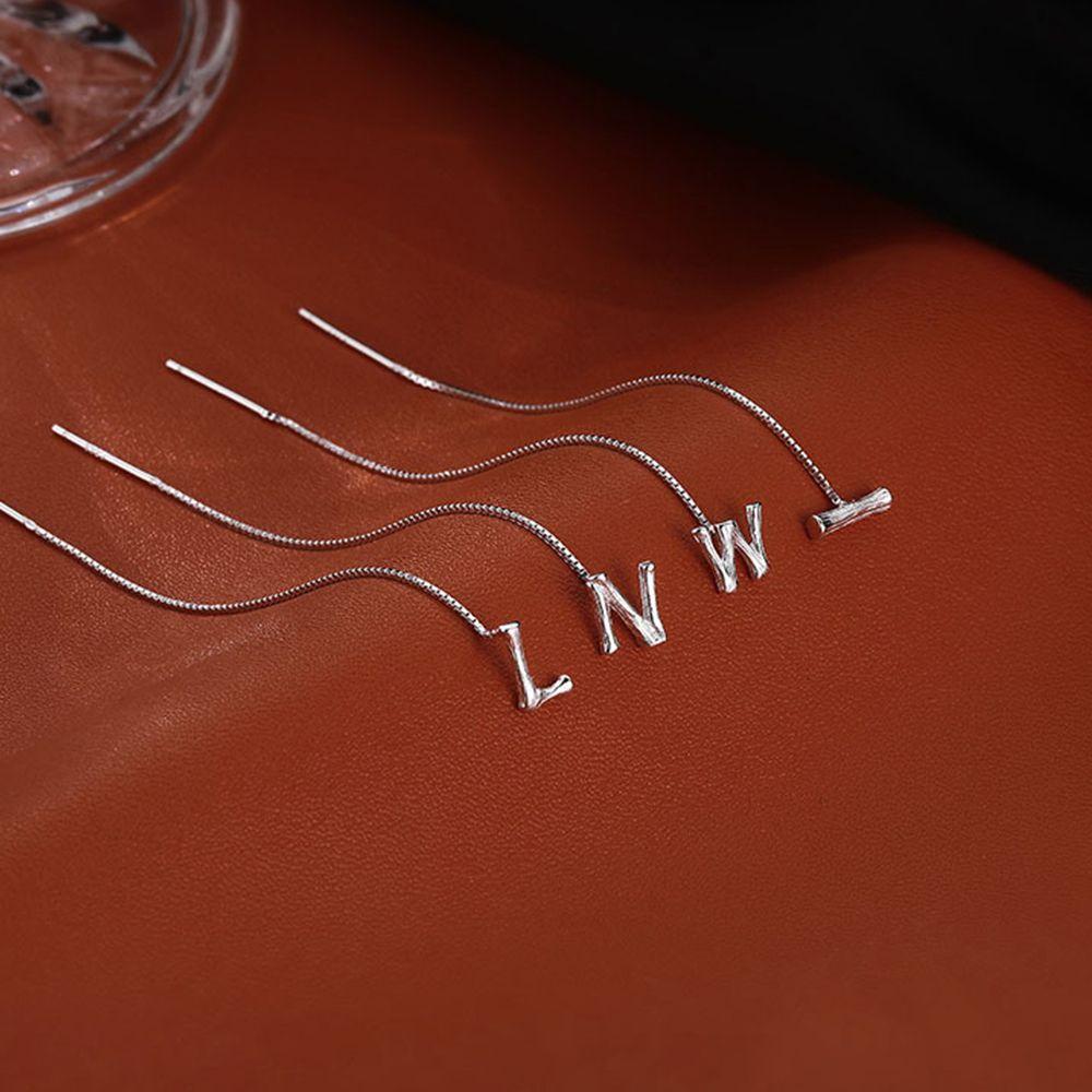 Bông Tai Chữ Cái Bằng Đồng Sáng Tạo Phong Cách Hàn Quốc 2Lilife