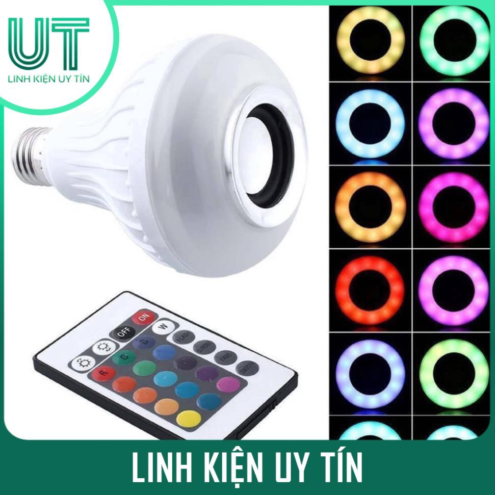 Đèn Ngủ RGB E27 Có Tích Hợp Loa Bluetooth Không Dây