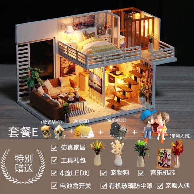 Bộ mô hình nhà xếp 3D