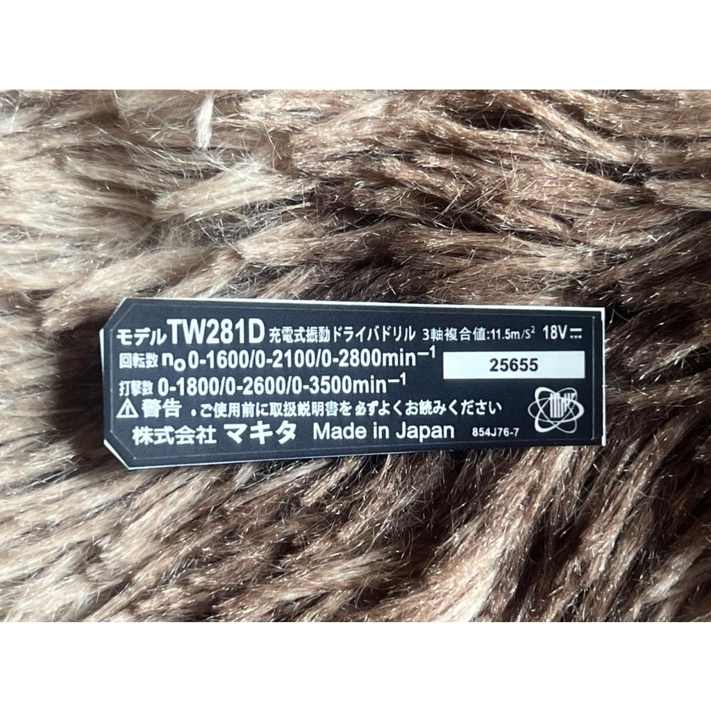 Tem dán MODEL các dòng máy pin Makita 14-18v. BN.
