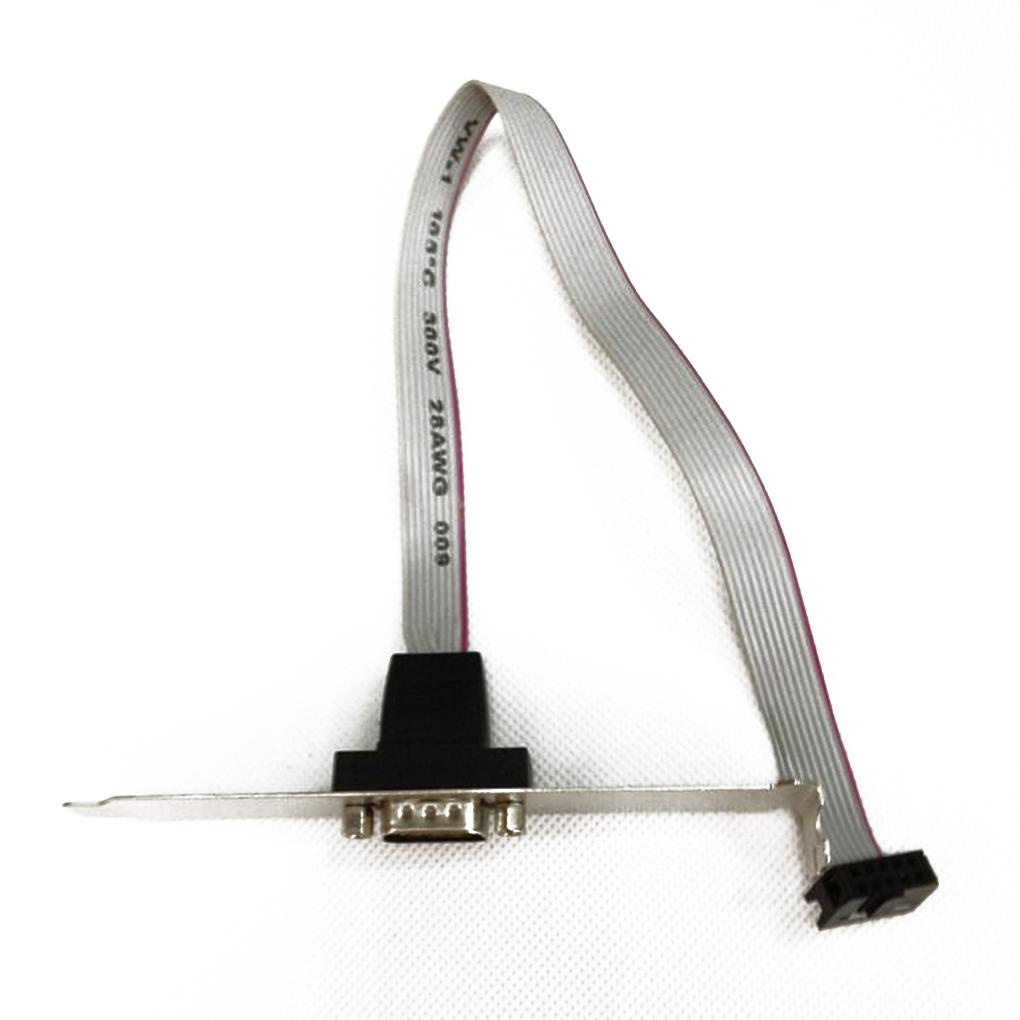 PCI To COM 9 Pin RS232 Port Computer Bracket DB9 Cable Extension Adapter Cable Serial 9Pin COM